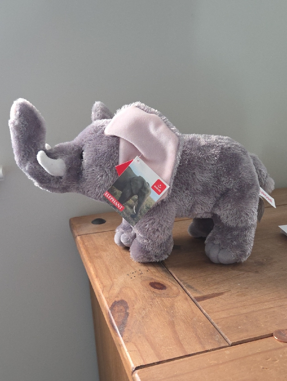 Aurora Plush Gray Elephant